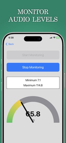 iPhone iPad Audio Levels