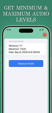 iPhone iPad Audio Levels