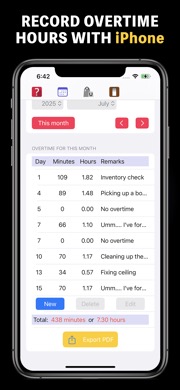 iOS Swift iPhone iPad My Overtime