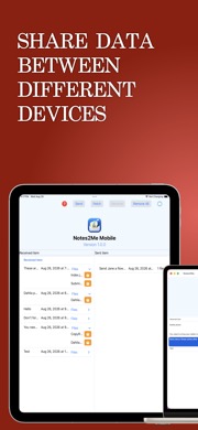 iPhone iPad Notes2Me Mobile